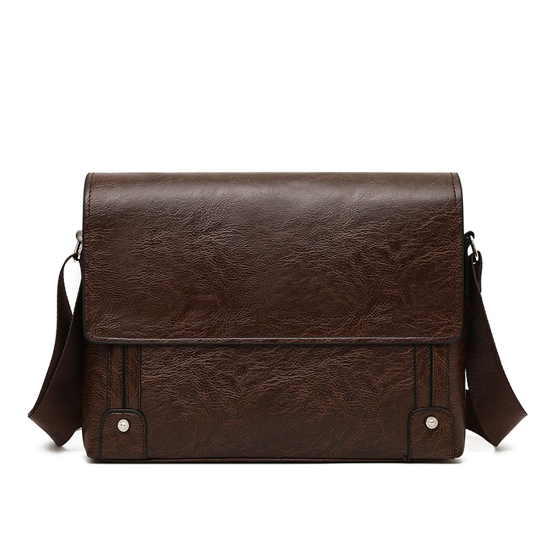 Leatherwork Designs - Maletín para Hombre de Cuero PU,