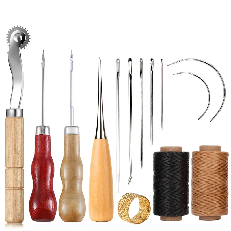 Leatherwork Thread - Kit de costura artesanal de cuero,