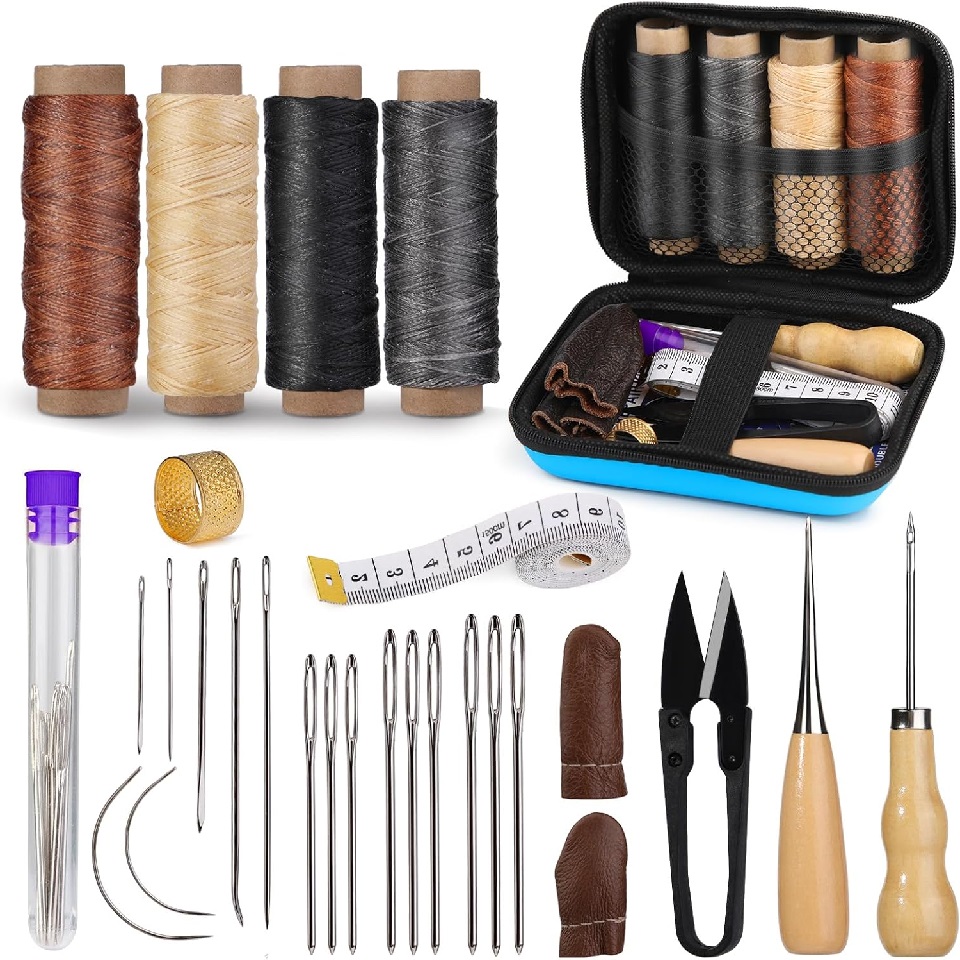 Leatherwork Thread - Kit de herramientas de costura de