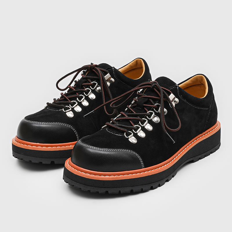 Leatherwork Thread - Zapatos Derby de Trabajo con Cordones