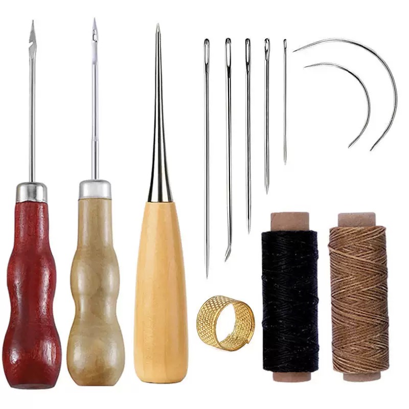 Leatherwork Thread - Juego de costura de cuero para