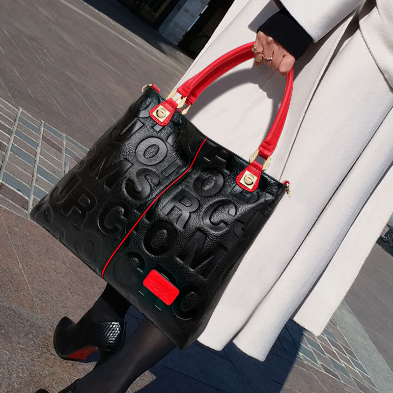 Leather Workshop - Bolso Tote de Cuero Genuino con