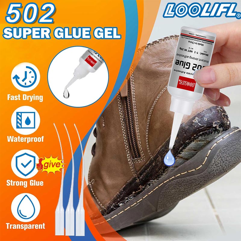 Leather Workshop - 1-3pcs,20ml,502 super pegamento, pegamento de cianoacrilato
