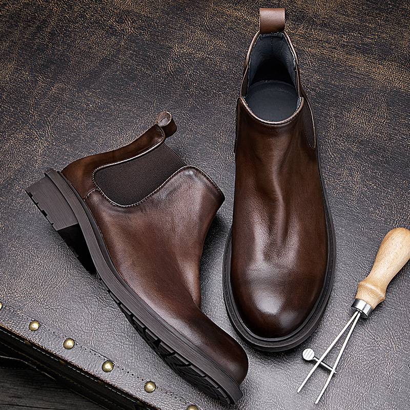 Leatherwork Designs - Botas de moto de otoño para