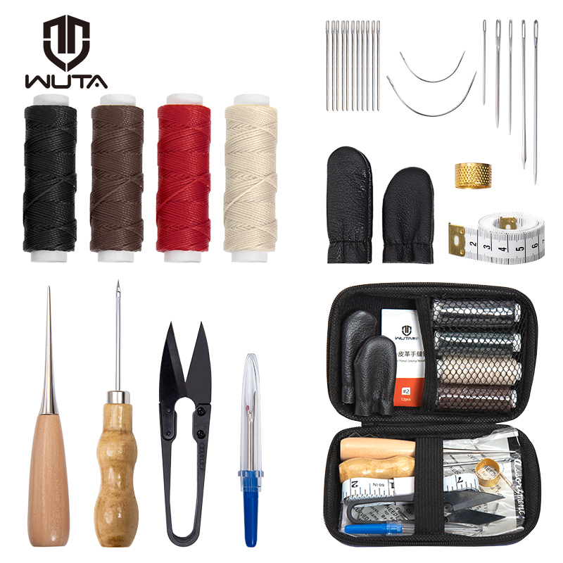 Leatherwork Thread - WUTA-Kit de reparación de cuero, muebles