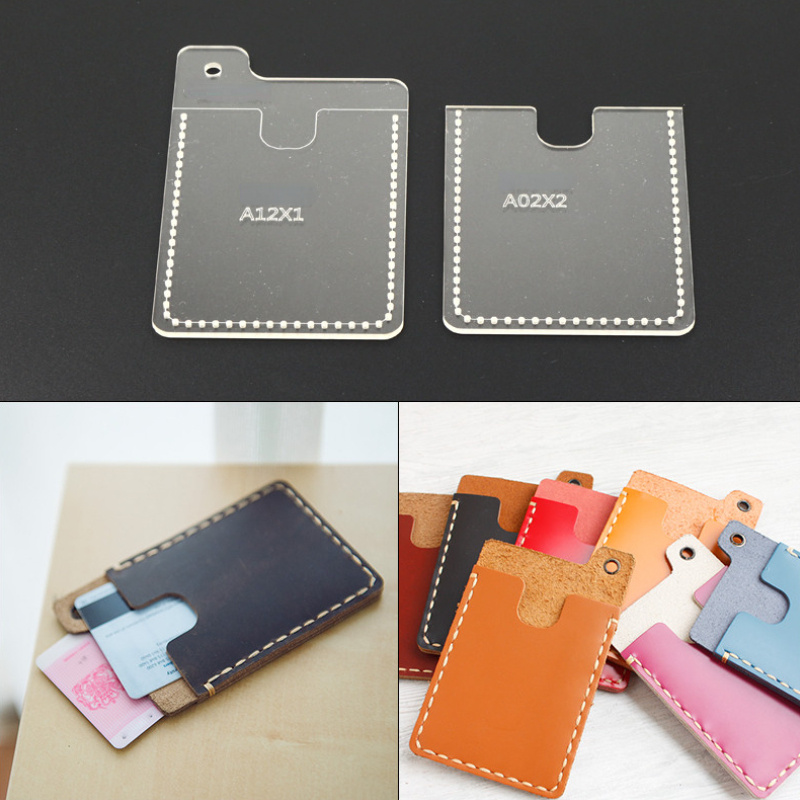 Leatherwork Patterns - Juego de 2 Moldes Acrílicos para