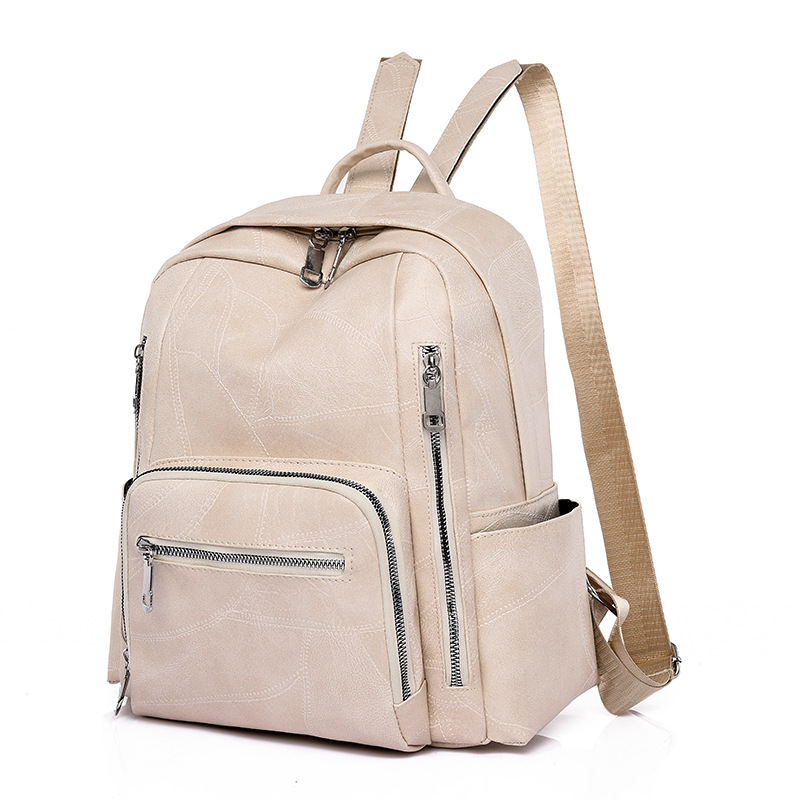 Mochila de cuero PU a la moda  - Leather Work Womens Backpack reseña y precio