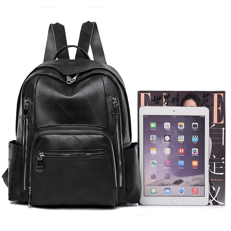 Mochila de cuero PU a la moda  - Leather Work Womens Backpack reseña y precio
