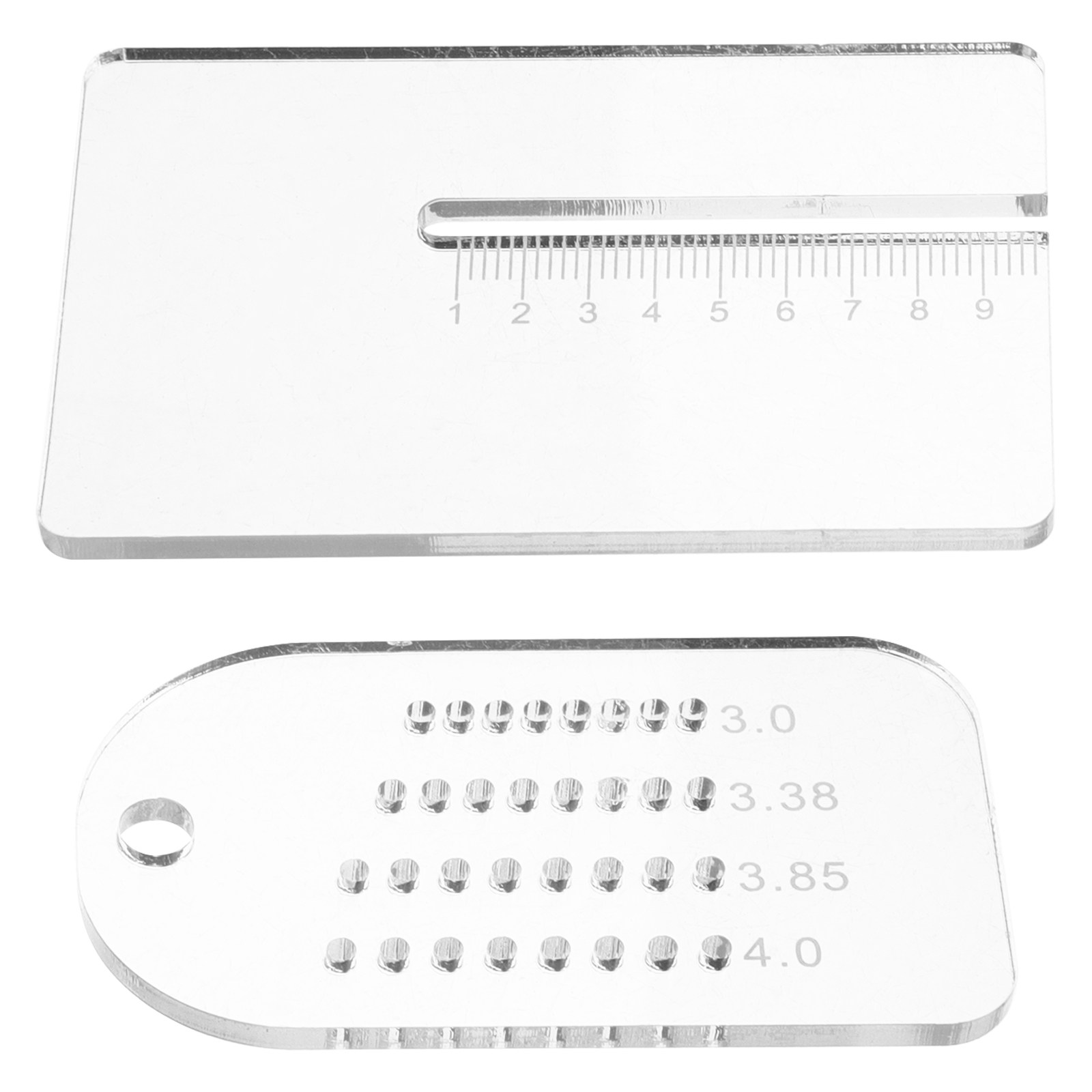 2 piezas de guía de perforació - Leatherwork Ruler reseña y precio