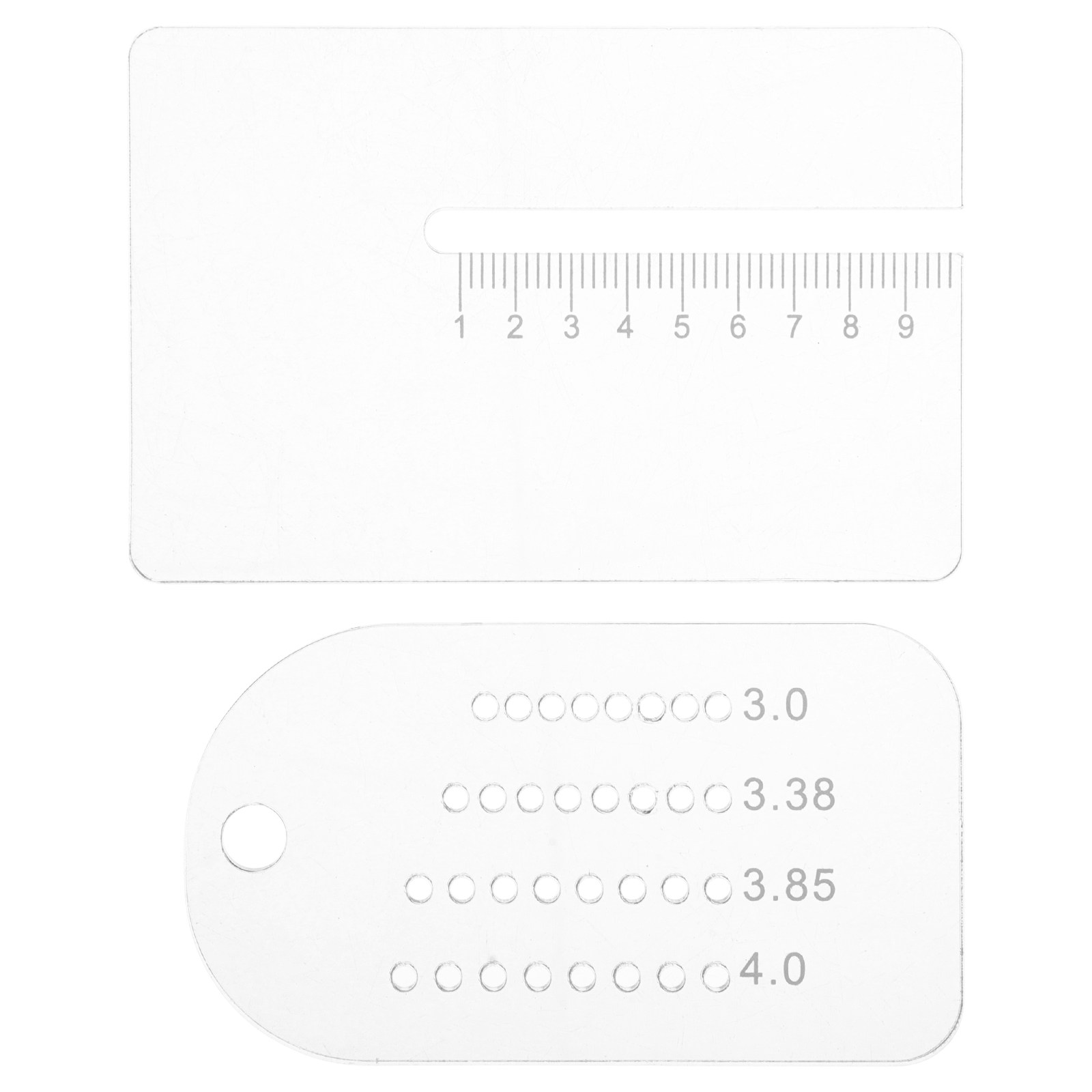 2 piezas de guía de perforació - Leatherwork Ruler reseña y precio