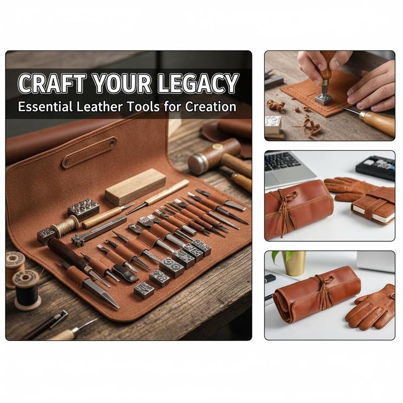 72 piezas de suministros para  - Leather Workshop reseña y precio