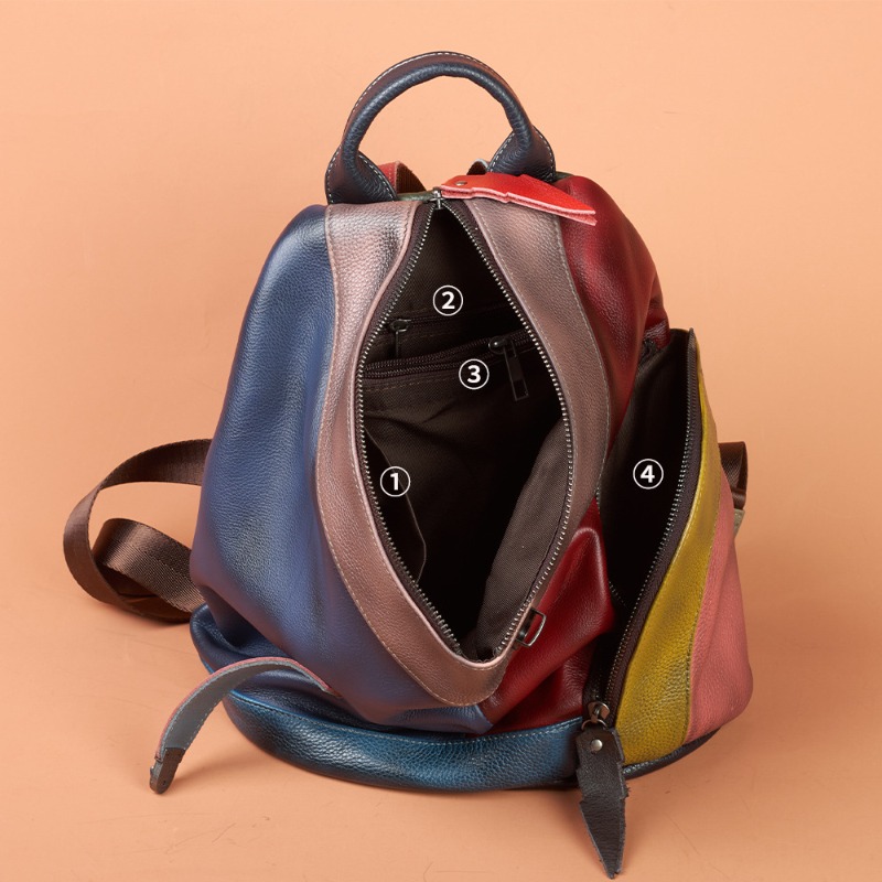 Mochila de Trabajo Elegante Vi - Leather Work Womens Backpack reseña y precio