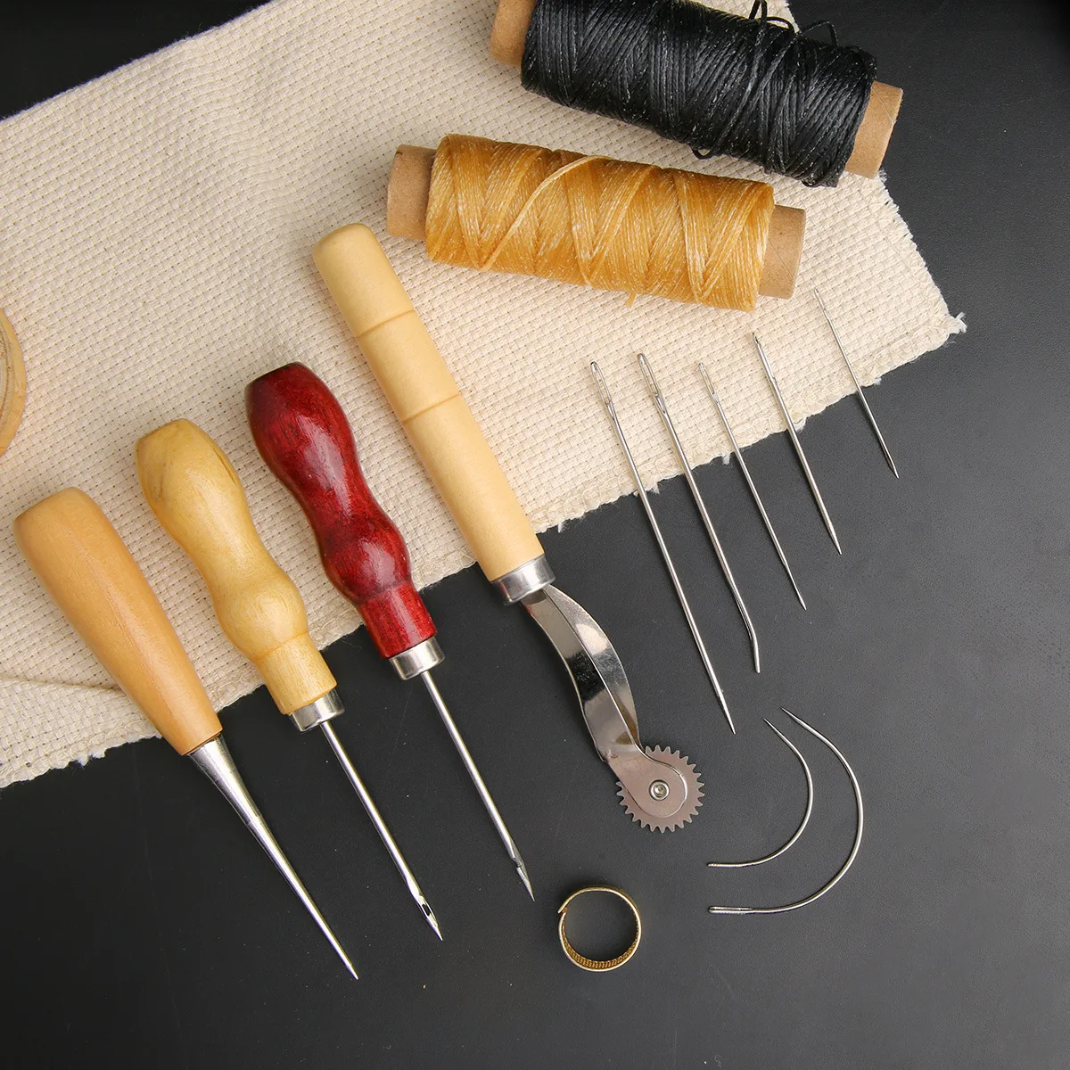 Kit de costura artesanal de cu - Leatherwork Thread reseña y precio