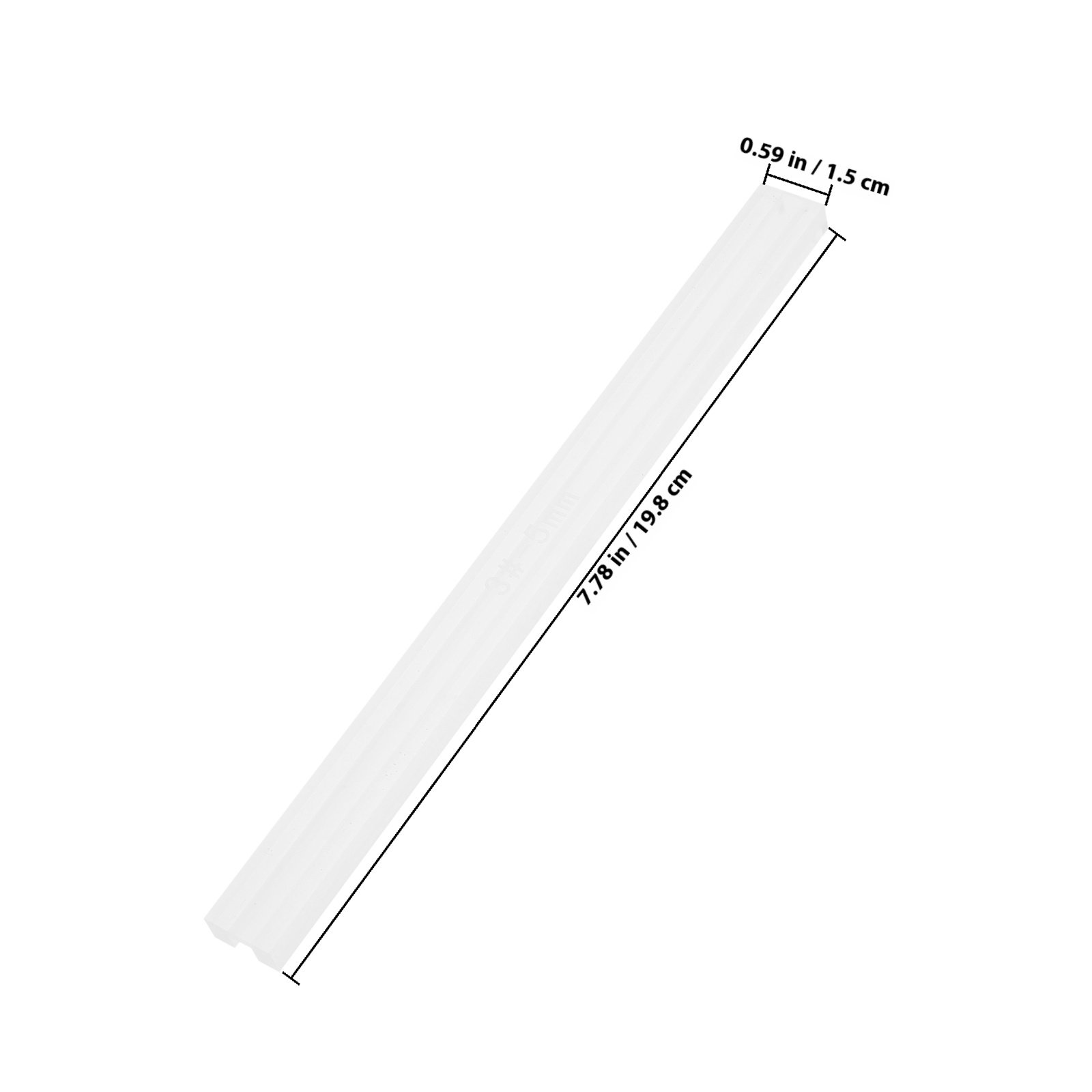 Regla acrílica para pegado de  - Leatherwork Ruler reseña y precio