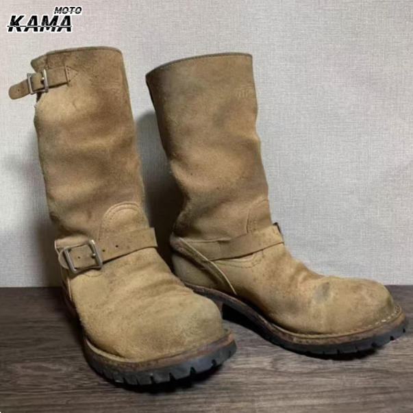 Botas de trabajo caqui de terc - Leather Works Belt reseña y precio