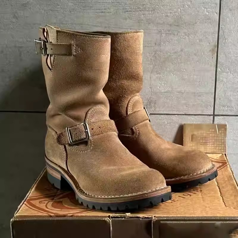 Botas de trabajo caqui de terc - Leather Works Belt reseña y precio