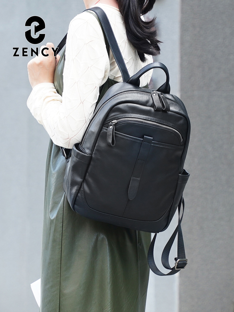 Mochila Zency de piel auténtic - Leather Work Womens Backpack reseña y precio
