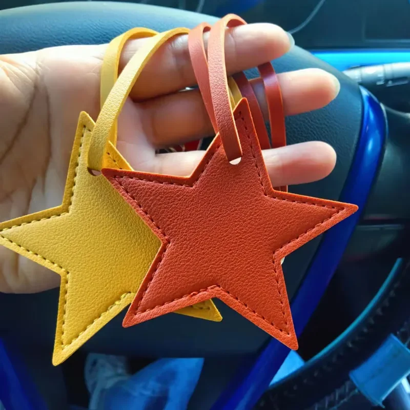 LLavero de borlas de cuero PU  - Leatherwork Ruler reseña y precio