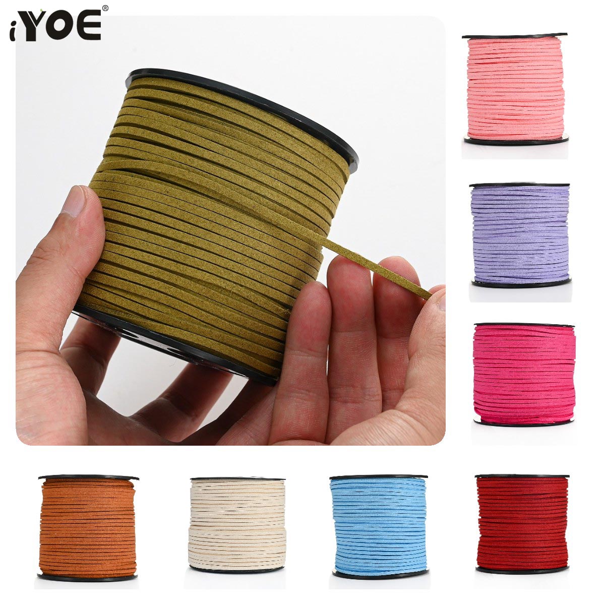 Cordón trenzado de gamuza sint - Leatherwork Thread reseña y precio