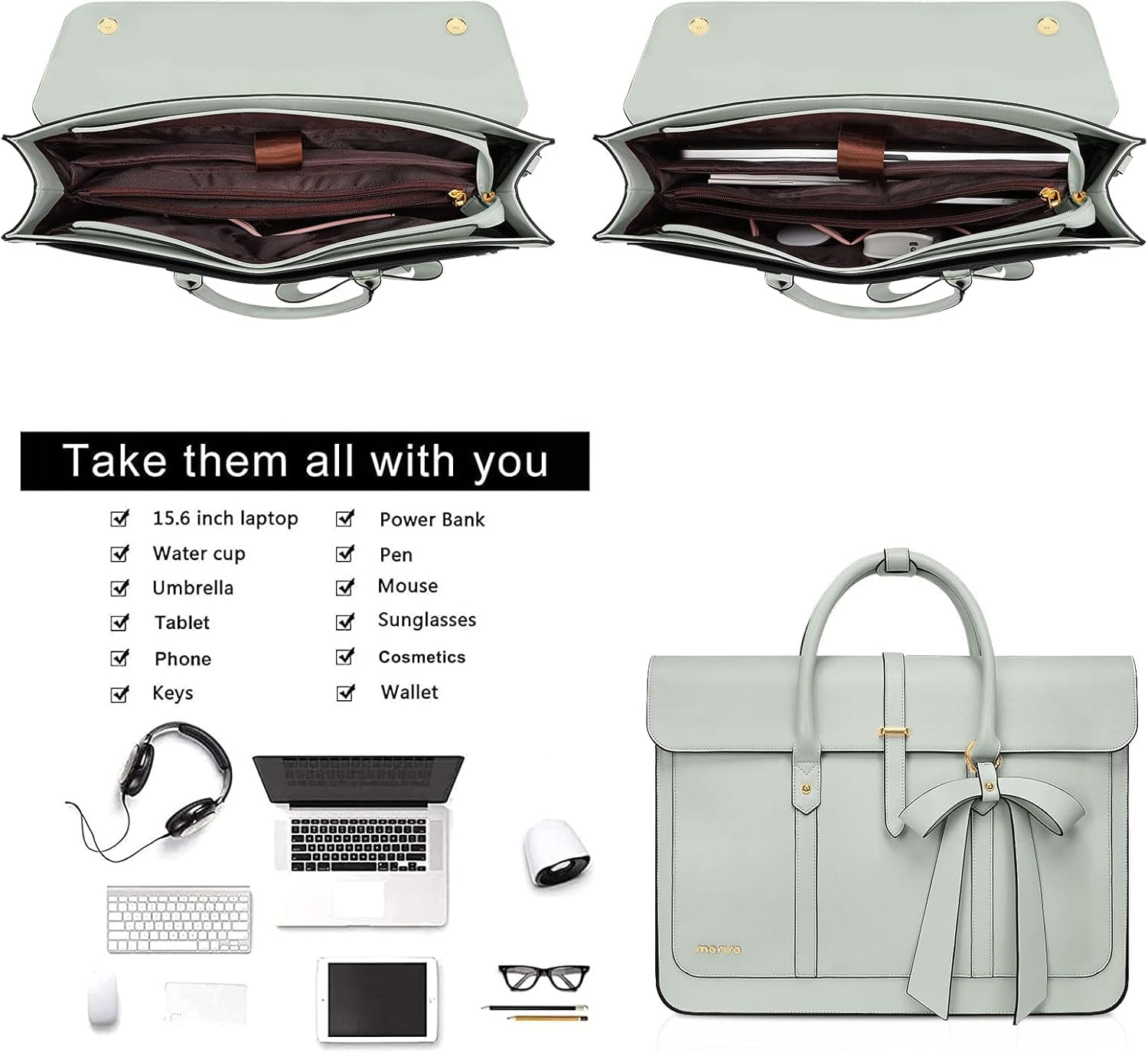 Bolso para ordenador portátil, - Leather Work Womens Backpack reseña y precio