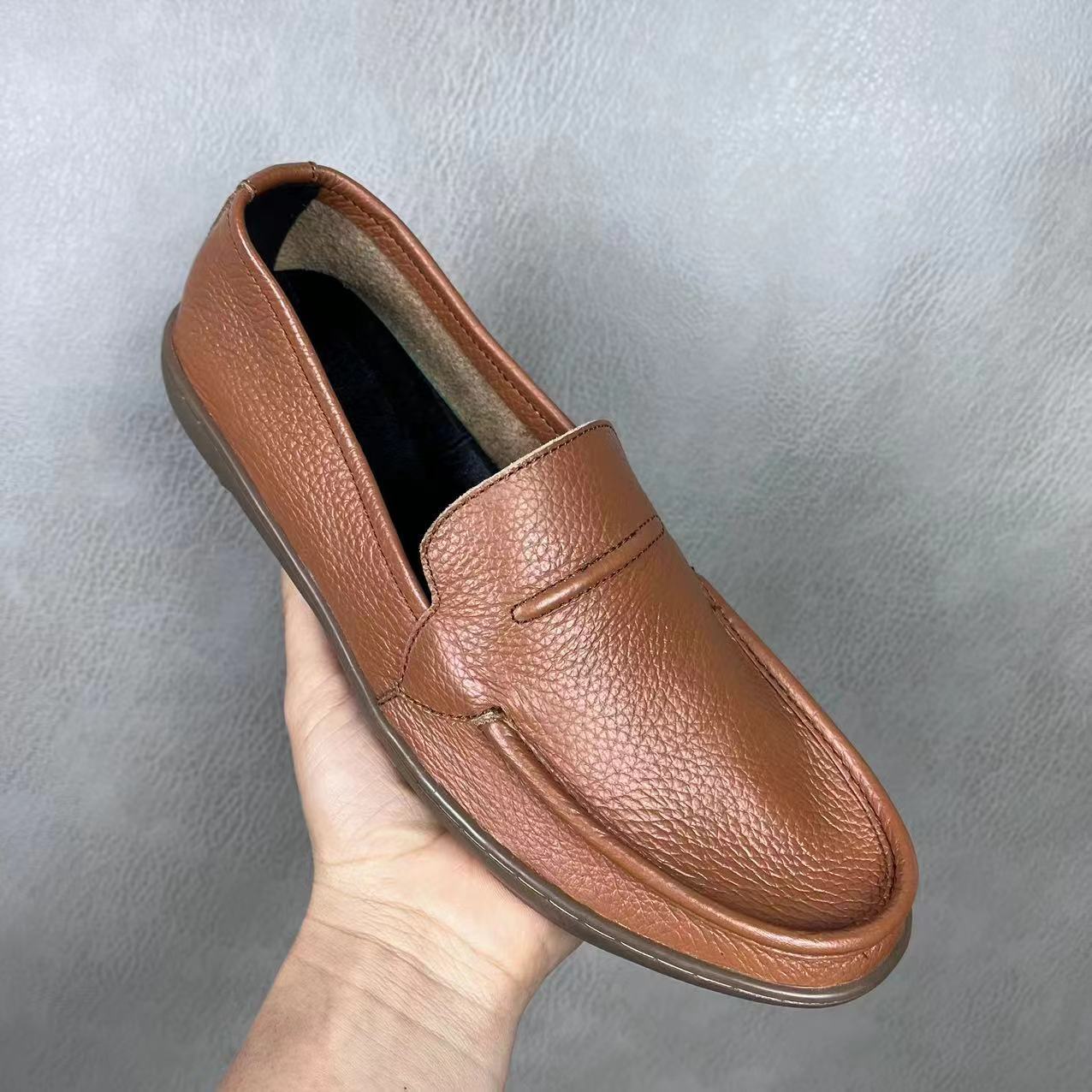 Zapatos bajos de cuero con pun - Leatherwork Designs reseña y precio