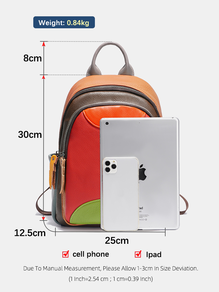 Mochila de Cuero Genuino para  - Leather Work Womens Backpack reseña y precio