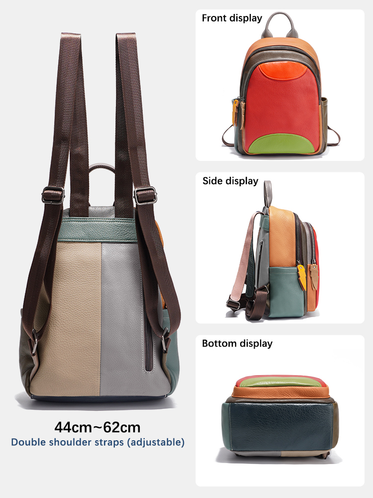 Mochila de Cuero Genuino para  - Leather Work Womens Backpack reseña y precio