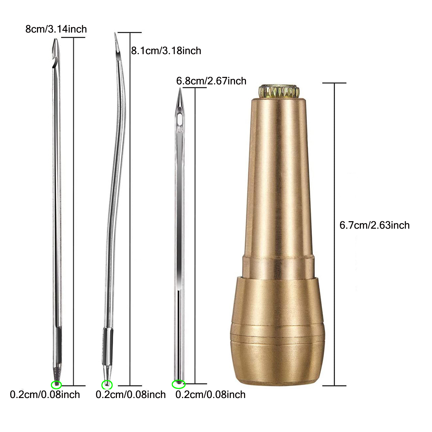 Kit de costura de cuero, punzó - Leatherwork Thread reseña y precio