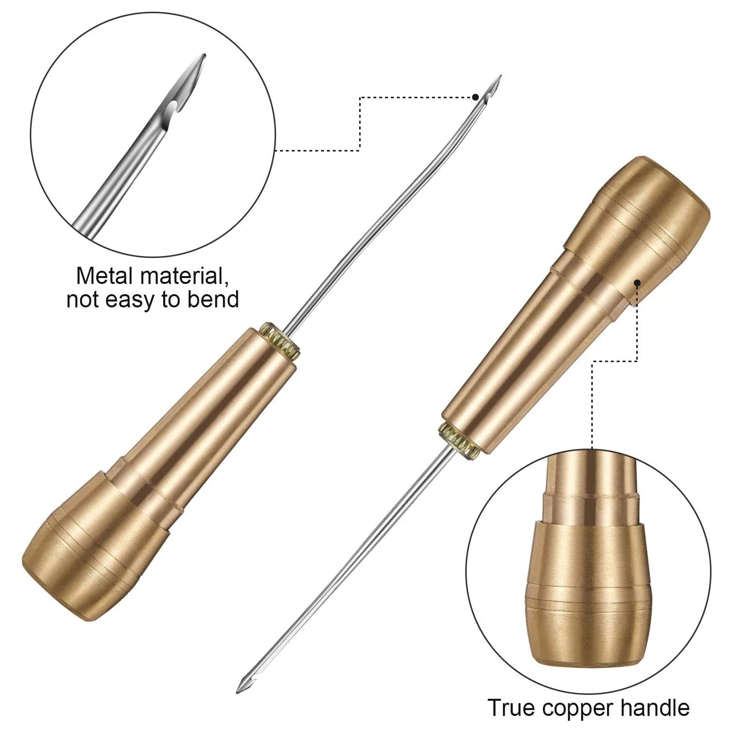 Kit de costura de cuero, punzó - Leatherwork Thread reseña y precio