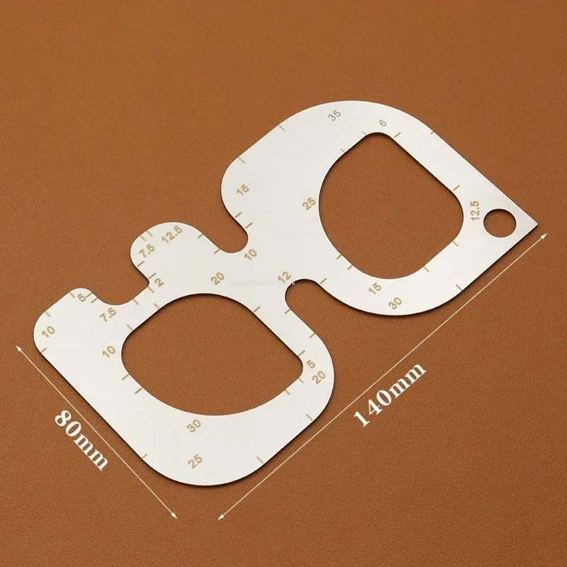 Regla de posicionamiento R, pl - Leatherwork Ruler reseña y precio