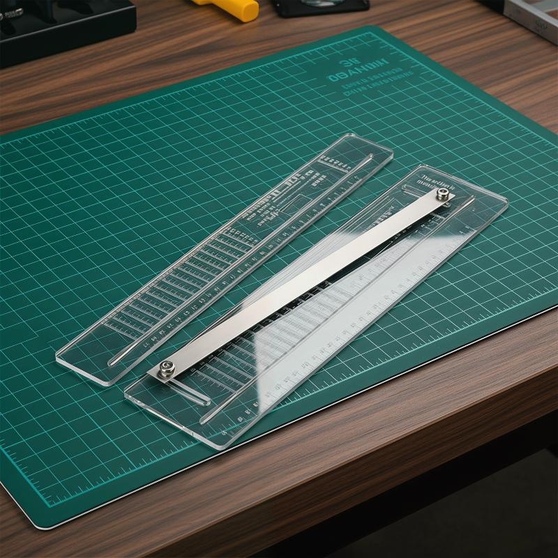 Regla plana para cuero Bow Mak - Leatherwork Ruler reseña y precio