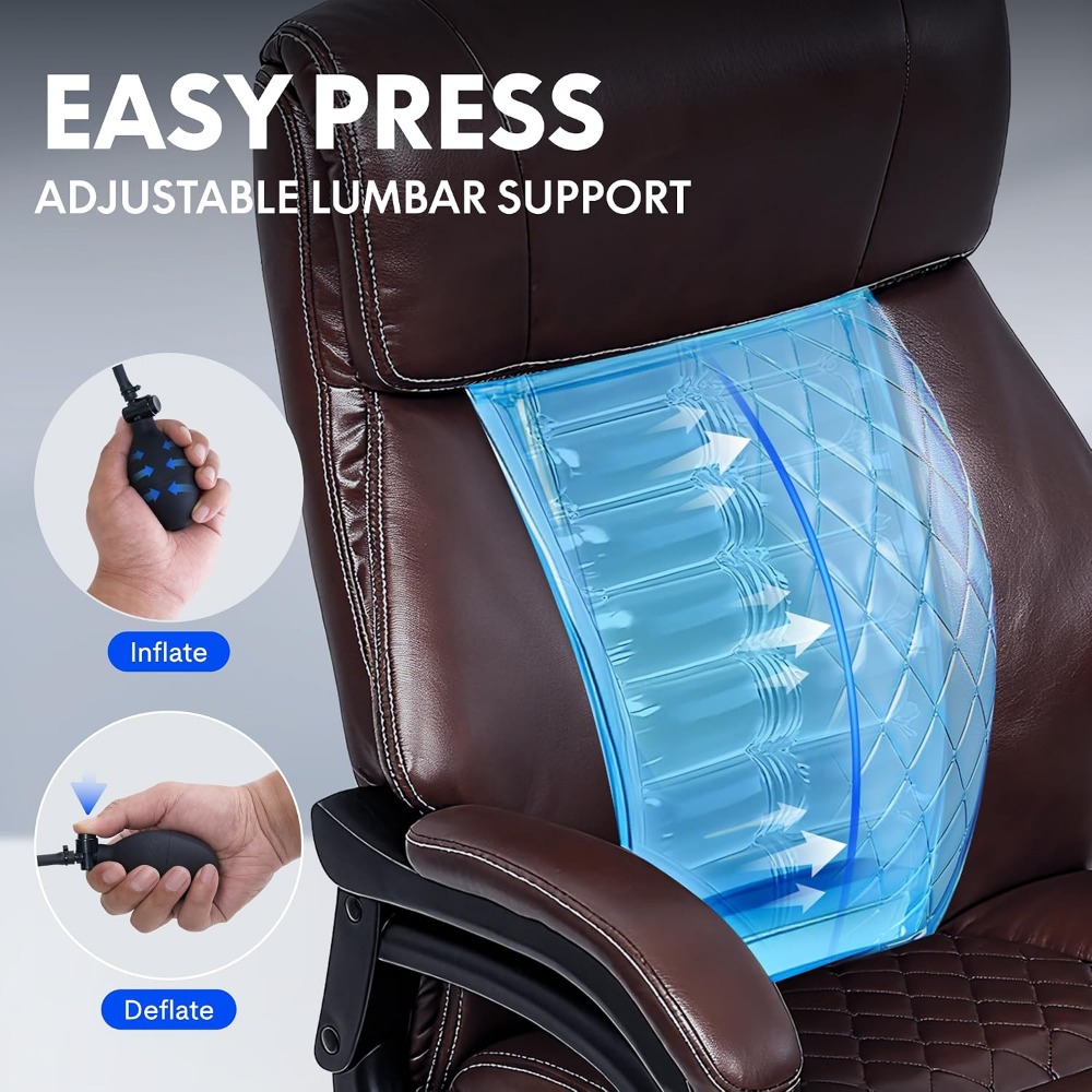 Silla de Oficina de Alta Capac - Leather Working reseña y precio