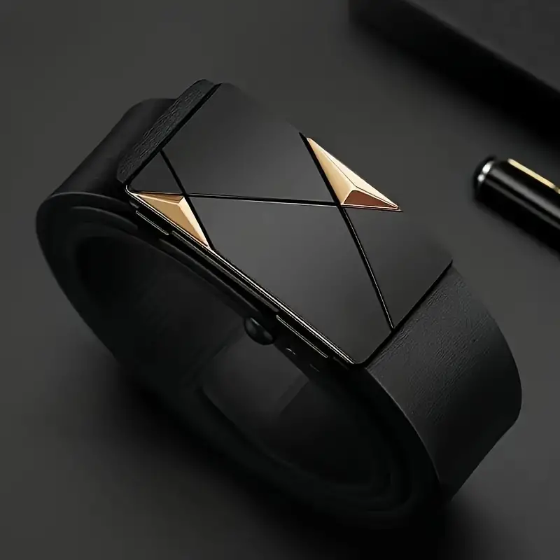 Elegante cinturón de cuero PU  - Leather Works Belt reseña y precio