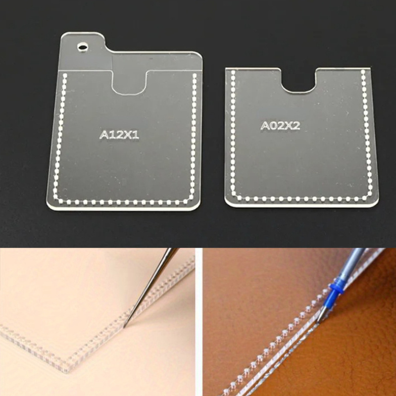 Juego de 2 Moldes Acrílicos pa - Leatherwork Patterns reseña y precio
