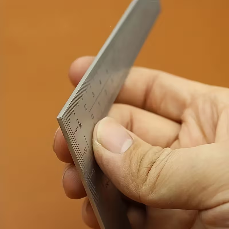Mini Regla en Forma de L de Ac - Leatherwork Ruler reseña y precio