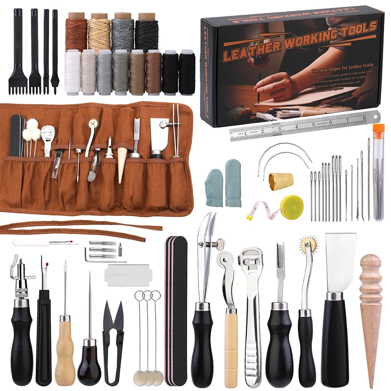 KRABALL-Kit de herramientas pr - Leatherwork Thread reseña y precio