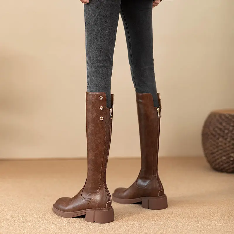Otoño Invierno tacón medio señ - Leatherwork Designs reseña y precio